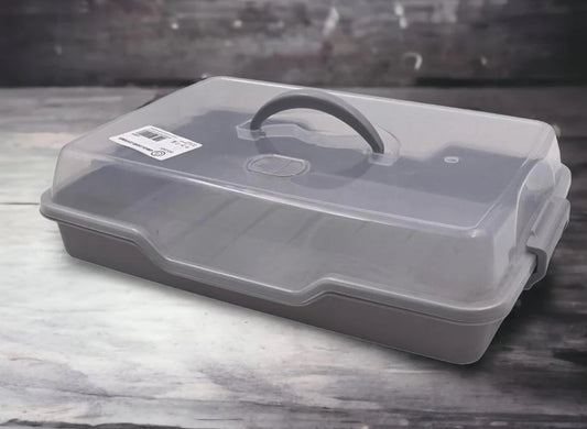 Rectangular Cookie and Pastry Carrier 34 cm