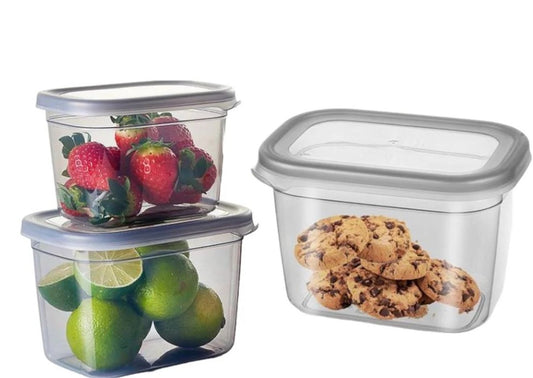 Set of 3 Storage Boxes 2.3L+1.3L+0.8L