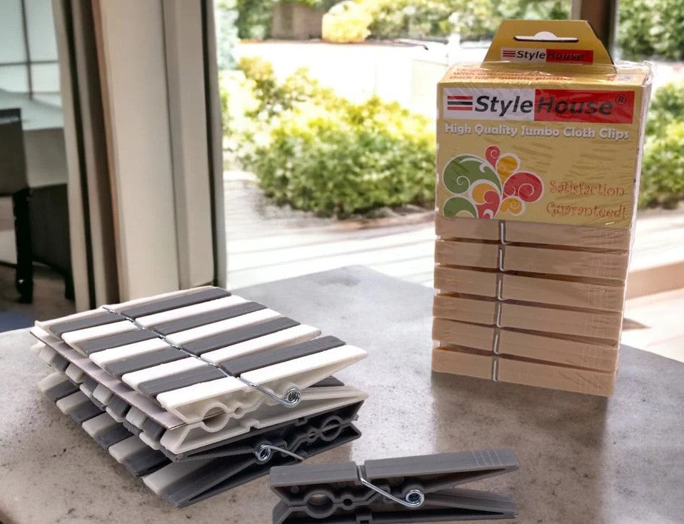 Jumbo Plastic Clothespins