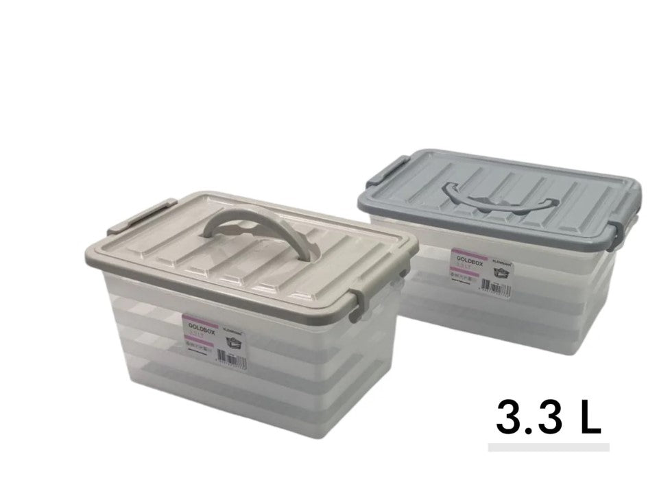 3.3 Lt Goldbox Multipurpose Locked Storage Box w Handle