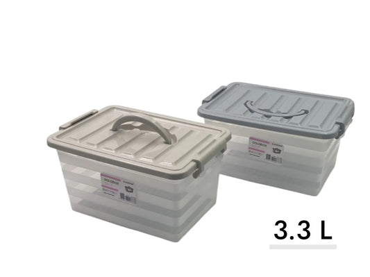 3.3 Lt Goldbox Multipurpose Locked Storage Box w Handle