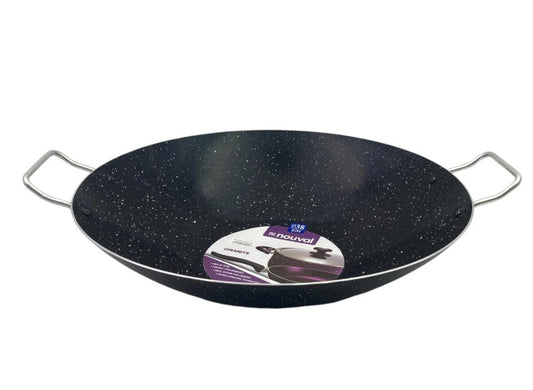 Black Granite Nouval Wok 38 cm