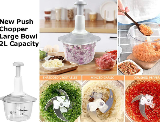 Manual Big Food Chopper 2L