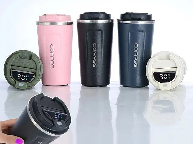 Digital Stainless Steel Travel Mug 500 ml