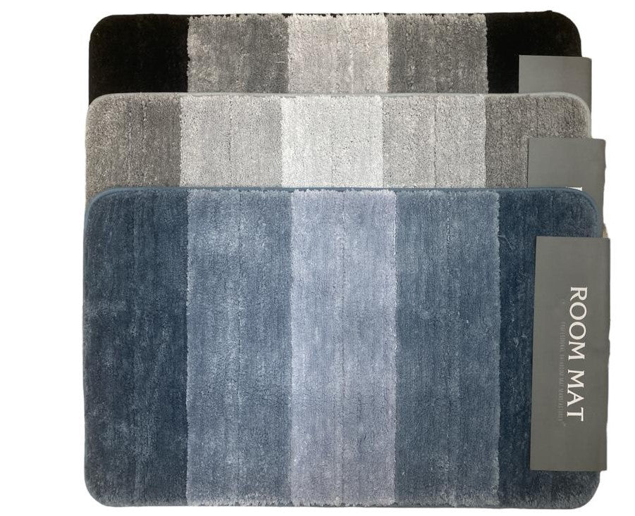 Soft touch fluffy microfiber floor mat 80 x 50 cm