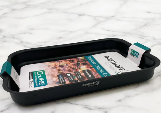 Dosthoff Black Quantum Rectangular Oven Tray 41 cm
