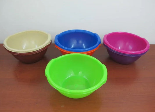Large Plastic Colorful Bowl