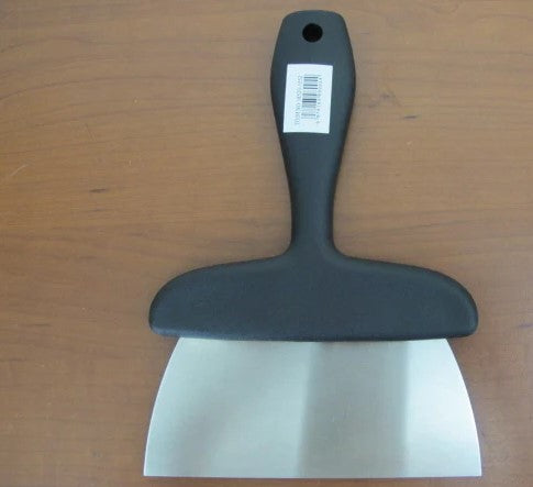 Long Handled Stainless Steel Dough Scraper
