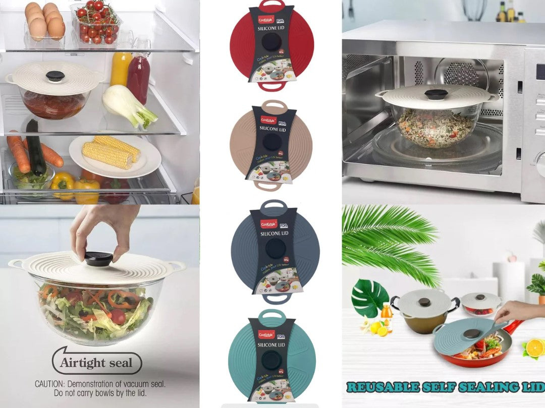 Self Sealing Reusable Silicone Lid 23 cm