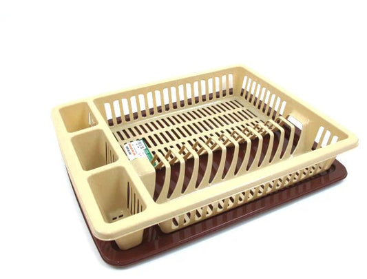Colorful one step plastic dish drainer