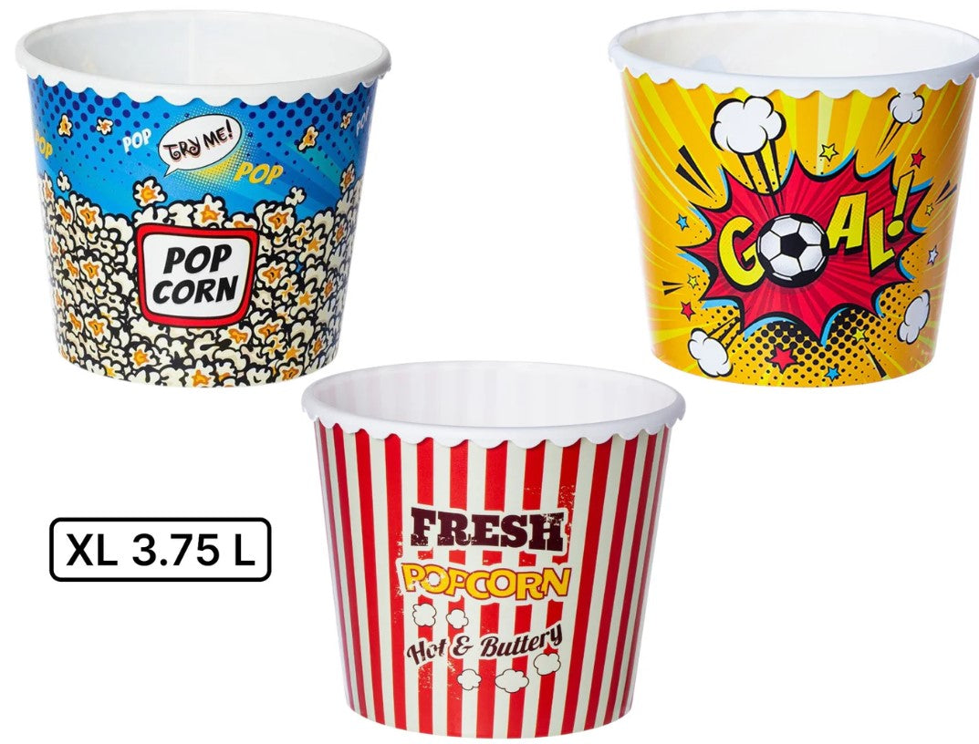Extra Large Round Popcorn Bucket 3.75L
