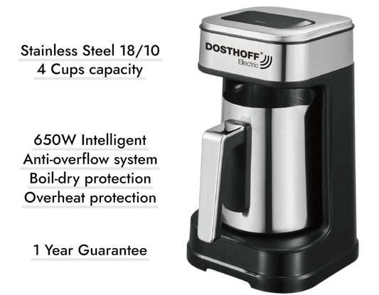 Dosthoff 650W Automatic Lebanese Coffee Maker