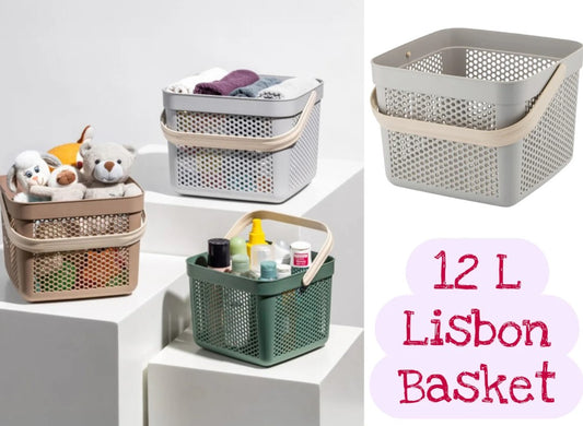 mall Lisbon Plastic Basket with handle 5 Lt