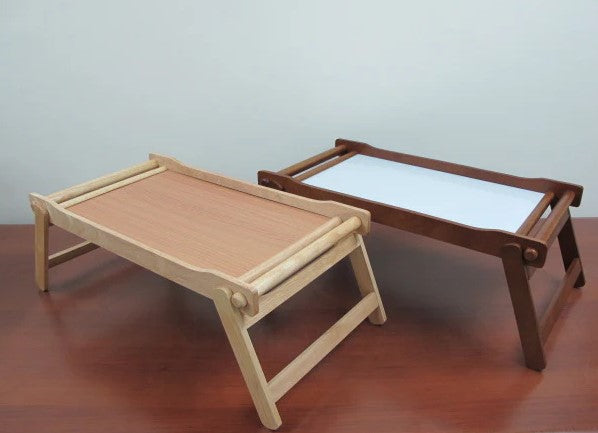 Rubber wood Bed Tray