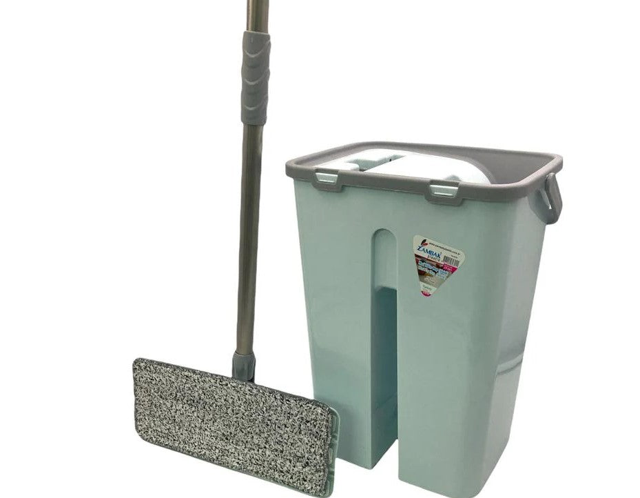Maxi Flat Mop Set with Bucket