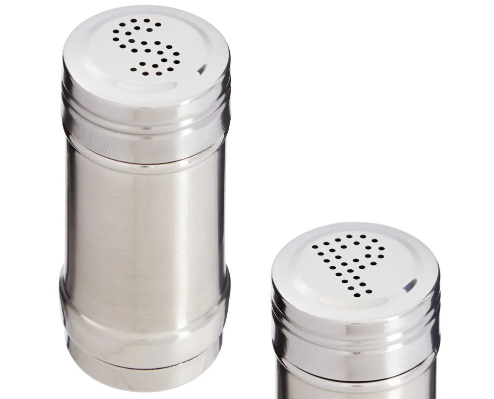 Stainless Steel Salt or Pepper Shaker Small 7.5 cm