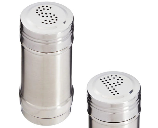 Stainless Steel Salt or Pepper Shaker Small 7.5 cm