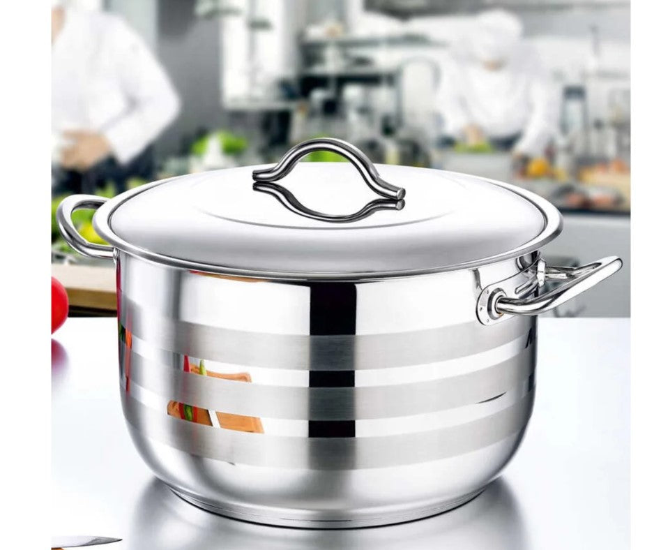 OMS Stainless Steel 18/10 Casserole 40 cm 25.5 L