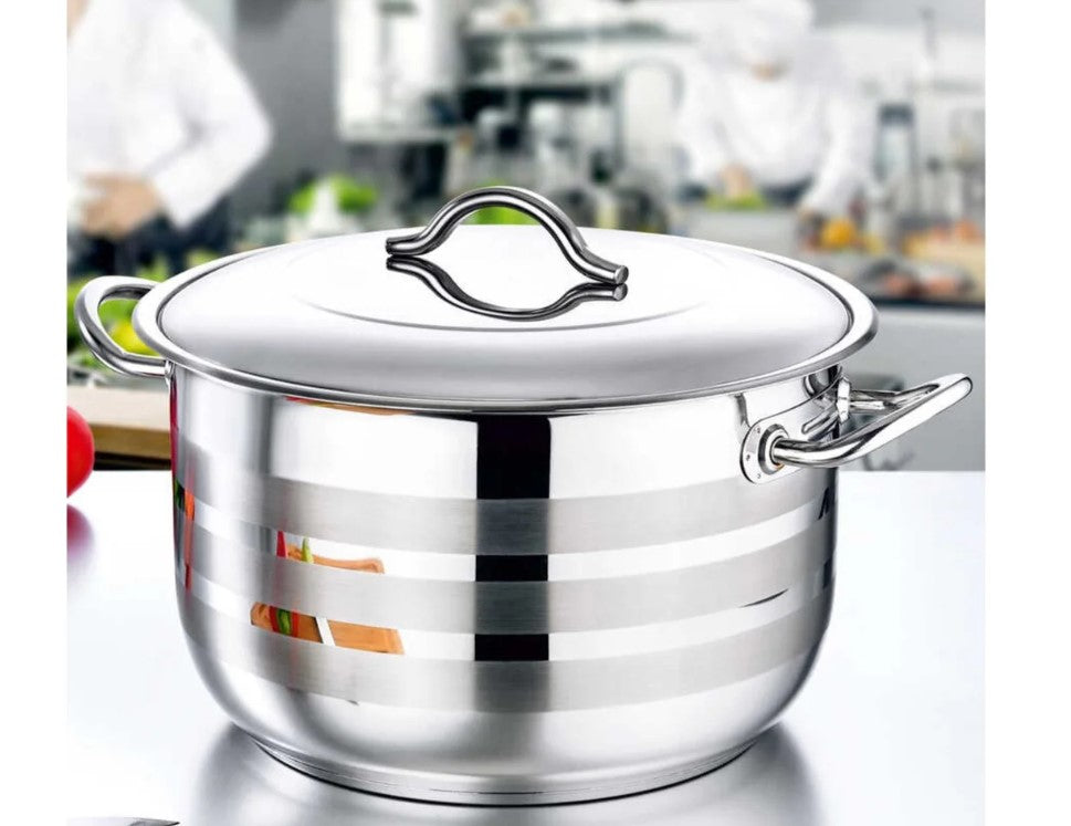 OMS Stainless Steel 18/10 Casserole 32 cm 16.5 L