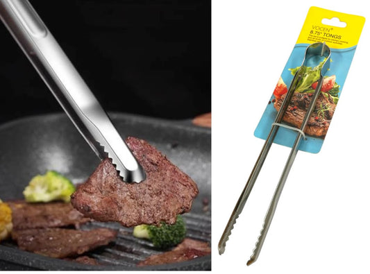 Ergonomic Stainless Steel Food Tong 23 cm