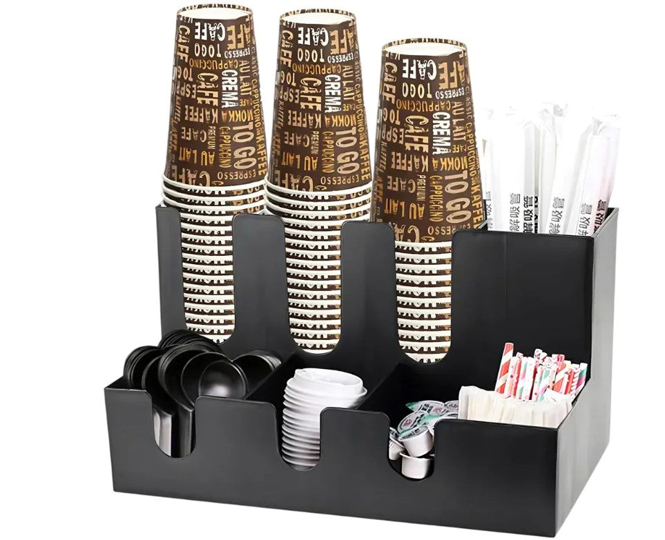 Multi Compartments Cup and Lid Holder