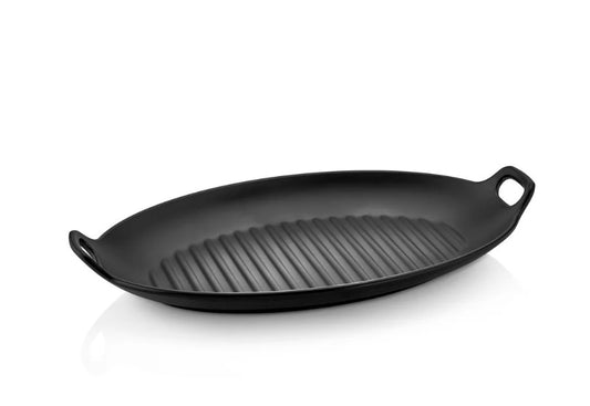 Melamine Oval Plate with Handles 27 cm