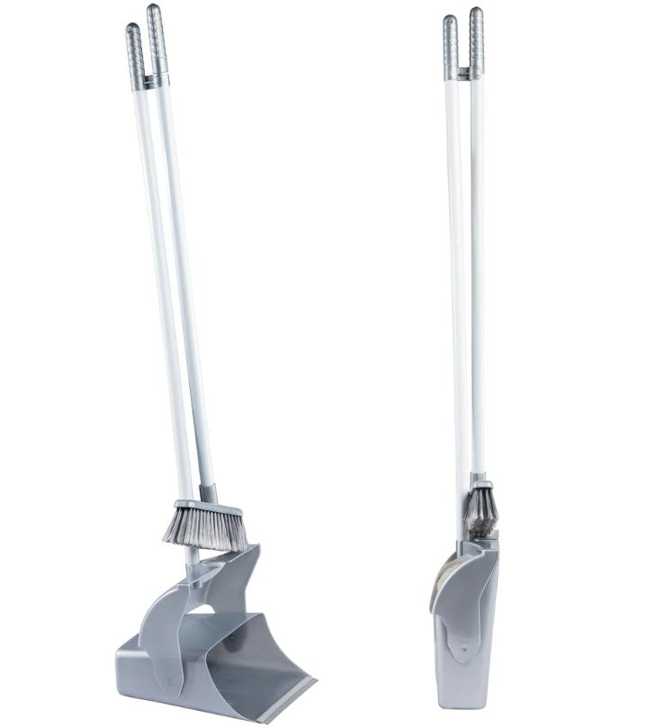 Broom with Foldable Dustpan