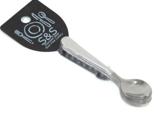 plain demitasse spoons X6.