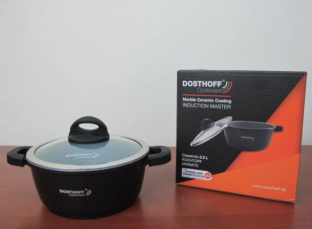DOSTHOFF INDUCTION MASTER CASSEROLE BLACK 22 CM 3.1 L