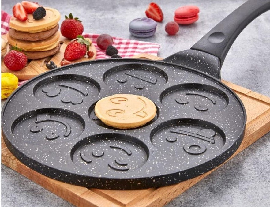 Dosthoff Cast Alum 7 Emojis Mini Pan Cakes 26 cm