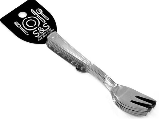Pyramids Cake Forks X6.