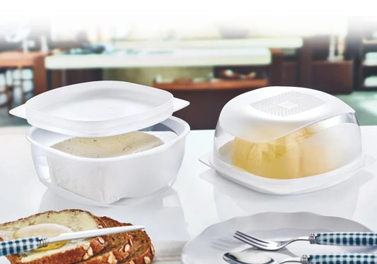 Small Plastic Cheese Keeper and Presentation Board