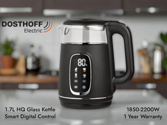 Dosthoff Electric Glass Kettle Double-Wall Smart Control