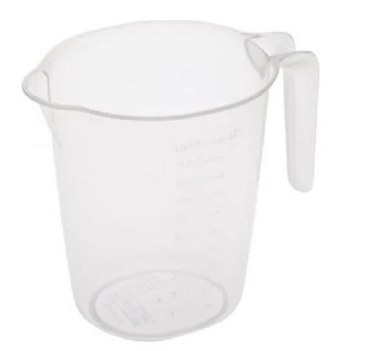 Oval Plastic Measuring Cup 1 lt