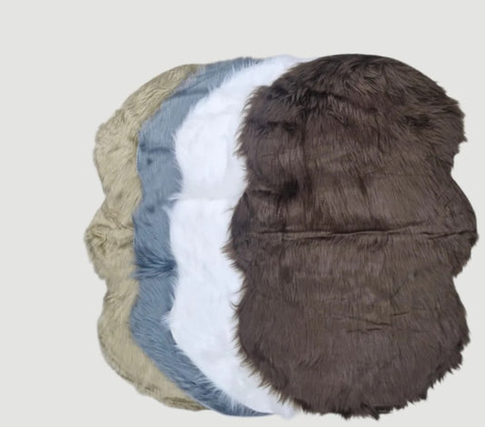 Wavy Fluffy Mat 90x60 cm