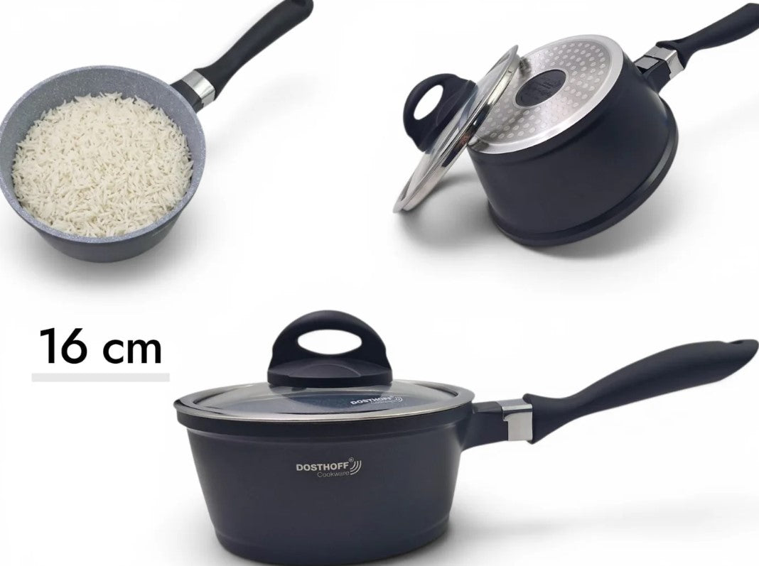 DOSTHOFF INDUCTION MASTER SAUCE PAN BLACK 16 CM