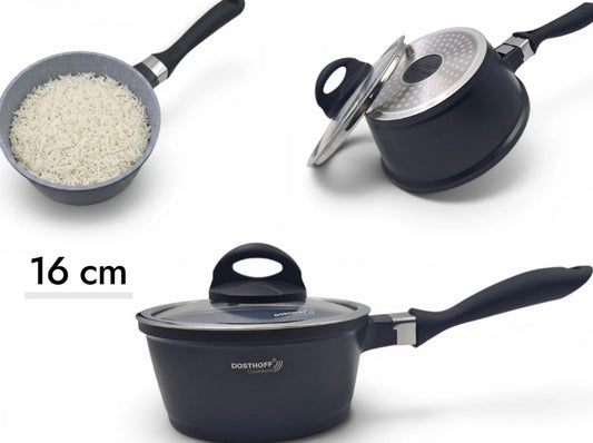DOSTHOFF INDUCTION MASTER SAUCE PAN BLACK 16 CM