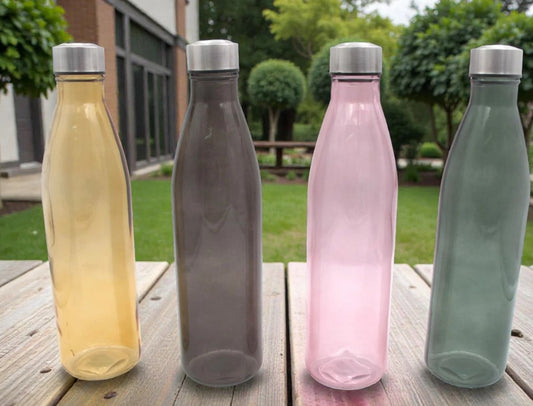 Colored glass bottle