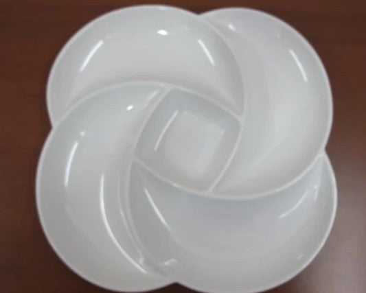 Melamine Dish Tornado Shape 40.5cm