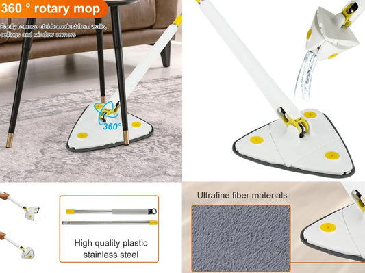 Cleaning Mop 360° Rotatable Super Water Absorption