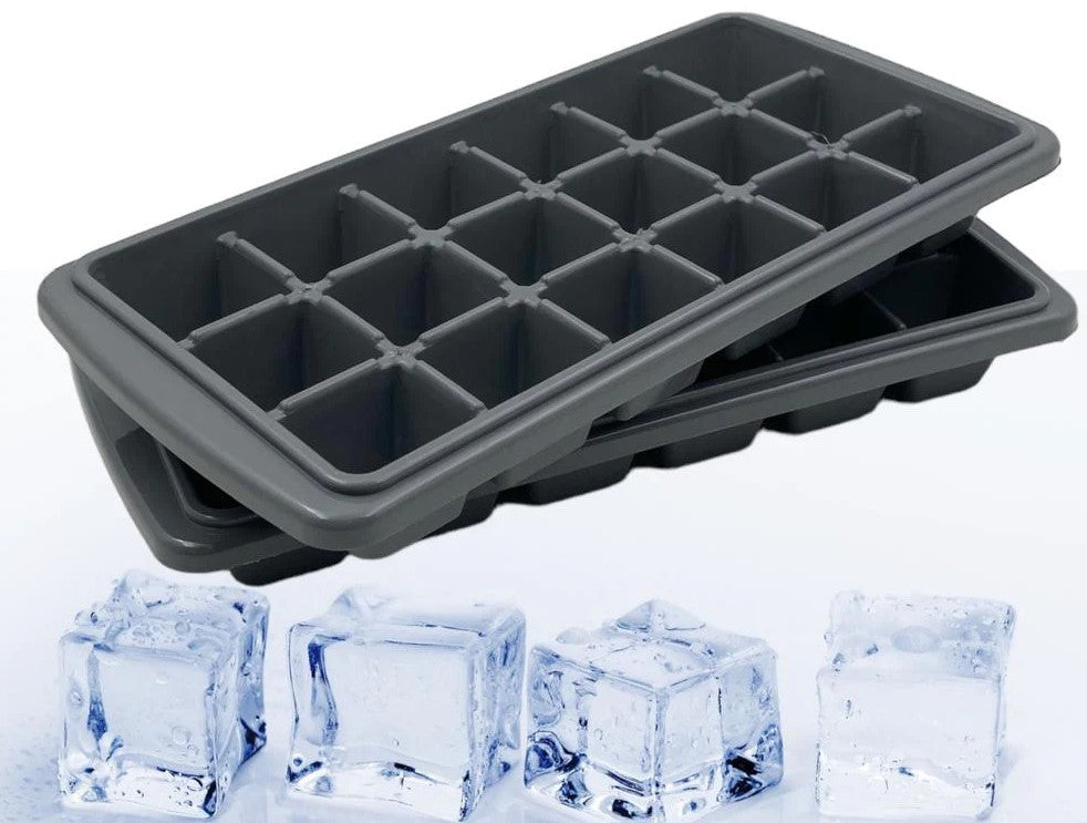 Set of 2 Ice Cube Trays - Square Model