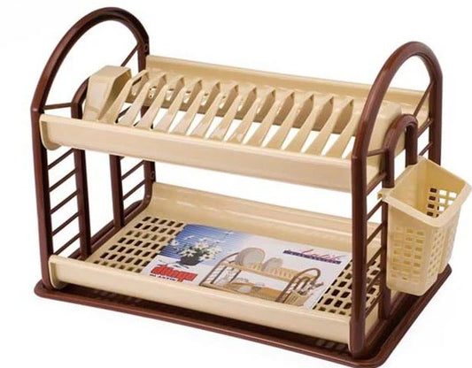 Two-Step Plastic Dish Drainer 07202