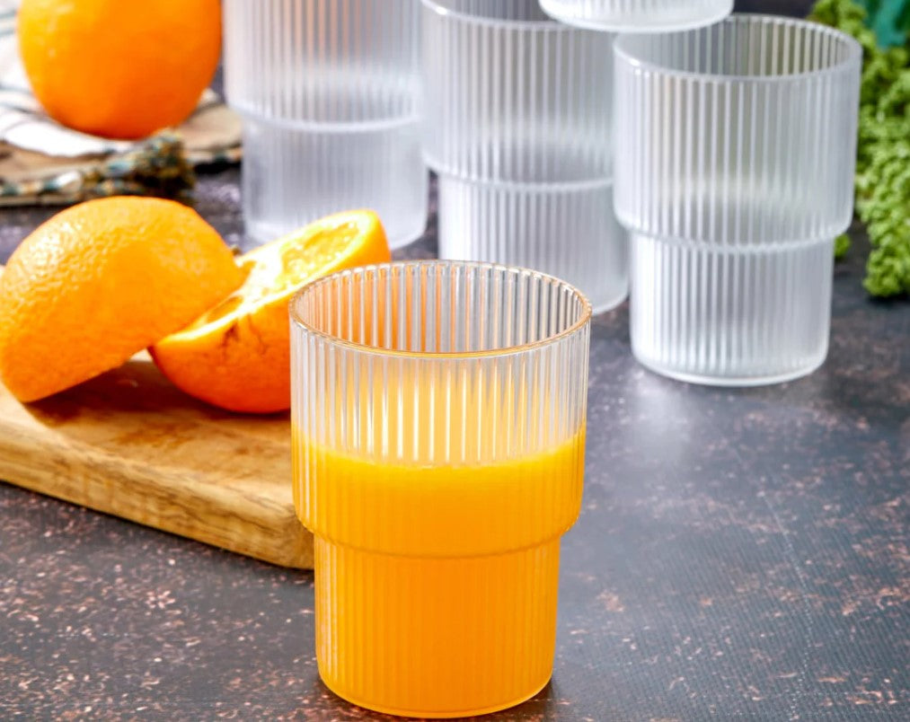 Set of 3 Plastic Cups "Origami"