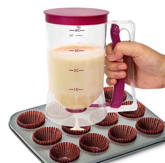 Batter Dispenser with Measuring Label