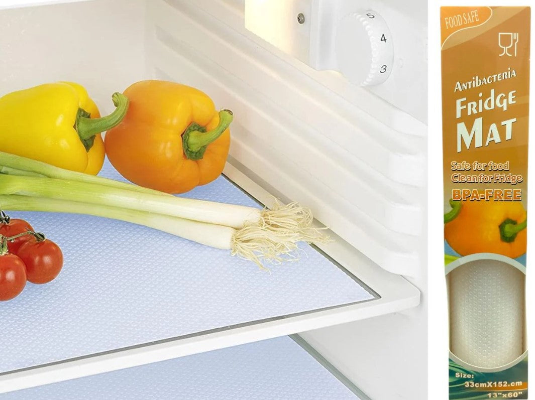 Antibacterial Transparent Fridge Mat 33 x 152 cm