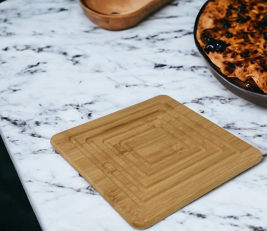 High Quality Square Wooden trivet 19 cm