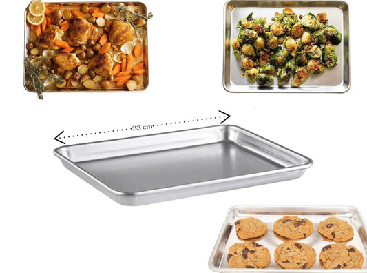 Small Aluminium baking pan 33 cm