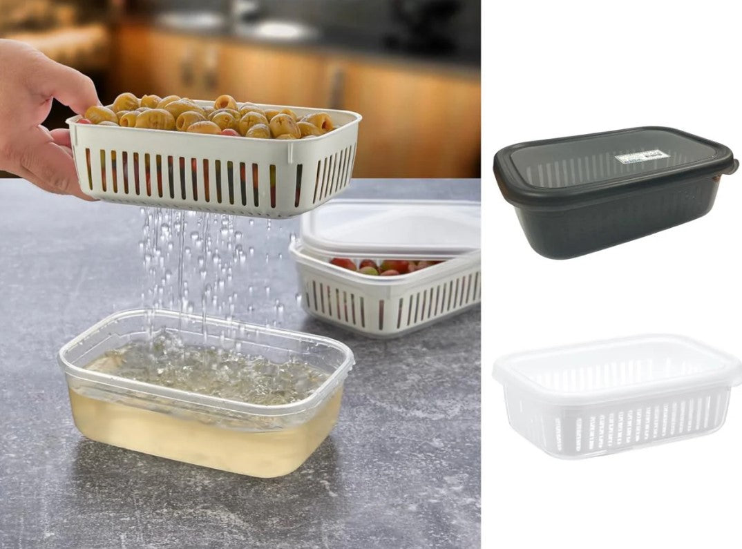 Nare Storage Box Small 1.2 L with Strainer