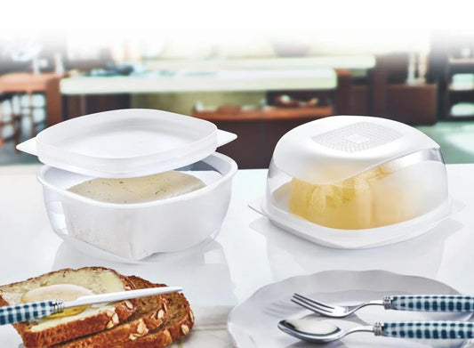 Small Plastic Cheese Keeper and Presentation Board