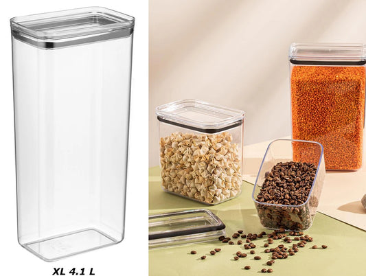 Airtight Rect Chef Food Jar 4.1 lt